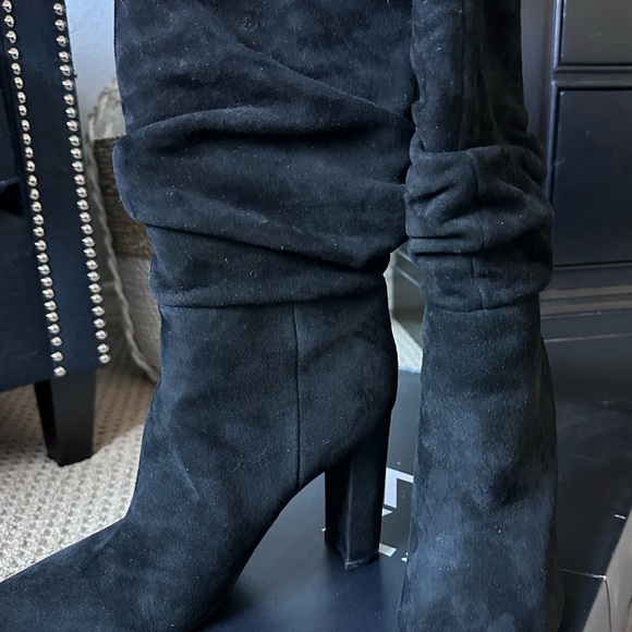 Marc Fisher LTD Gomer Boots - Black - Picture 3 of 13